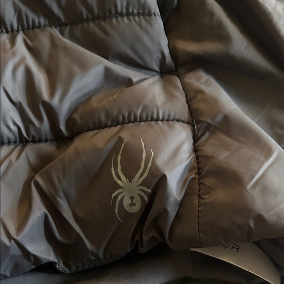 Spyder Women's Gray Quilted Puffer Jacket - Picture 2 of 7